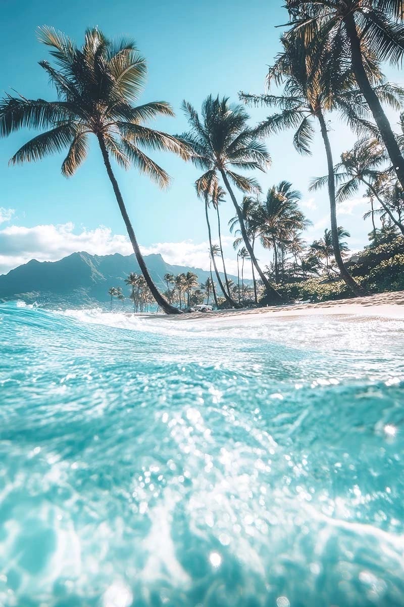 XO Festival Zanzibar - Strand und Palmen